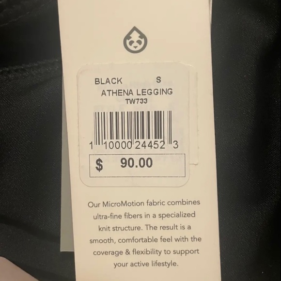 Black Tasc leggings! Cute mesh detail. Great condition! - Picture 5 of 6